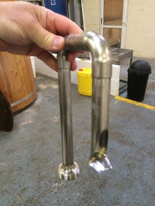This device aerates the wort as it is pumped into the fermentation vessel 